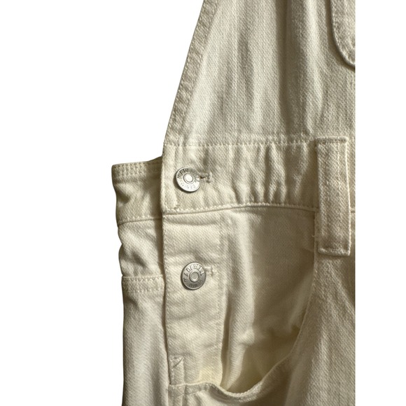 Madewell Women's White 100% Cotton Overalls Size L - Picture 4 of 11